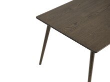 Esstisch >Blanes< in Smoked Klar Lackiert - 190x75x90 (BxHxT)