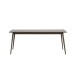 Esstisch >Blanes< in Smoked Klar Lackiert - 190x75x90 (BxHxT)