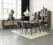 Esstisch >Blanes< in Smoked Klar Lackiert - 190x75x90 (BxHxT)