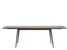 Ansteckplatte >Blanes< in Smoked Klar Lackiert - 45x90x2,5 (LxBxH)