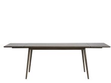 Ansteckplatte >Blanes< in Smoked Klar Lackiert - 45x90x2,5 (LxBxH)