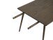 Ansteckplatte >Blanes< in Smoked Klar Lackiert - 45x90x2,5 (LxBxH)