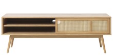 Lowboard >Blanes< in Klar Lackiert - 150x50x45 (BxHxT)
