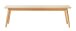 Bank >Blanes< in Klar Lackiert - 150x45x35 (BxHxT)