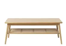 Couchtisch >Blanes< in Klar Lackiert - 120x45x60...