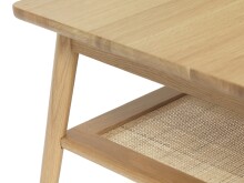 Couchtisch >Blanes< in Klar Lackiert - 120x45x60 (BxHxT)