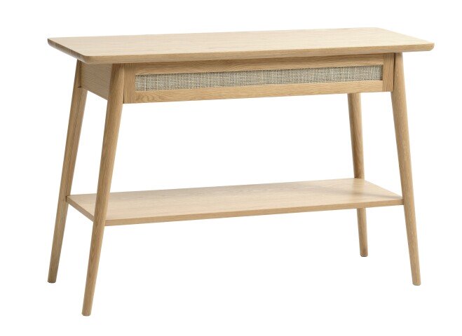Ablagetisch >Blanes< in Klar Lackiert - 110x75x40 (BxHxT)