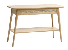 Ablagetisch >Blanes< in Klar Lackiert - 110x75x40...