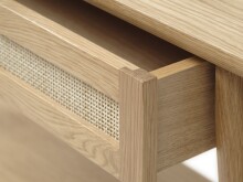 Ablagetisch >Blanes< in Klar Lackiert - 110x75x40 (BxHxT)