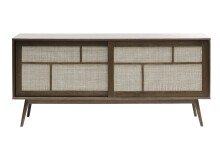 Sideboard >Blanes< in Smoked Klar Lackiert -...