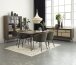 Sideboard >Blanes< in Smoked Klar Lackiert - 180x75x45 (BxHxT)