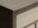 Sideboard >Blanes< in Smoked Klar Lackiert - 180x75x45 (BxHxT)