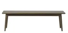 Bank >Blanes< in Smoked Klar Lackiert - 150x45x35...