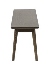 Bank >Blanes< in Smoked Klar Lackiert - 150x45x35 (BxHxT)
