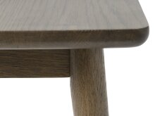 Bank >Blanes< in Smoked Klar Lackiert - 150x45x35 (BxHxT)