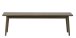 Bank >Blanes< in Smoked Klar Lackiert - 150x45x35 (BxHxT)