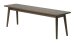 Bank >Blanes< in Smoked Klar Lackiert - 150x45x35 (BxHxT)