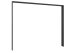 Passepartout >DANZIG< in GRPAHIT + GLAS SCHWARZ - 183x210x12cm (BxHxT)