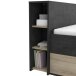 Bett >Pocket< in Kronberg Eiche/sidewalk aus Holzwerkstoff - 150x74x217 (BxHxT)