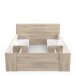 Bett >Pocket< in Kronberg Eiche aus Holzwerkstoff - 150x74x227cm (BxHxT)