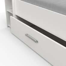 Bett >Pocket< in Kronberg Eiche aus Holzwerkstoff - 170x74x227cm (BxHxT)