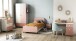 Kommode >Jade< in matt rosa/matt weiss aus Holzwerkstoff - 73x82x41cm (BxHxT)