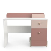 Kommode >Jade< in matt rosa/matt weiss aus Holzwerkstoff - 103x80x44cm (BxHxT)