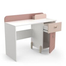 Kommode >Jade< in matt rosa/matt weiss aus Holzwerkstoff - 103x80x44cm (BxHxT)