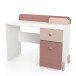 Kommode >Jade< in matt rosa/matt weiss aus Holzwerkstoff - 103x80x44cm (BxHxT)
