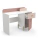 Kommode >Jade< in matt rosa/matt weiss aus Holzwerkstoff - 103x80x44cm (BxHxT)