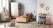 Kommode >Jade< in matt rosa/matt weiss aus Holzwerkstoff - 103x80x44cm (BxHxT)