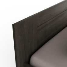 Bettgestell >Richmond< in Eiche waterford aus Holzwerkstoff - 160x80x206 (BxHxT)