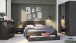 Bettgestell >Richmond< in Eiche waterford aus Holzwerkstoff - 160x80x206 (BxHxT)