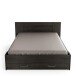 Bettgestell >Richmond< in Eiche waterford aus Holzwerkstoff - 160x80x206 (BxHxT)