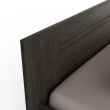 Bettgestell >Richmond< in Eiche waterford aus Holzwerkstoff - 180x80x206 (BxHxT)