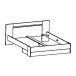 Bettgestell >Richmond< in Eiche waterford aus Holzwerkstoff - 180x80x206 (BxHxT)