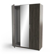 Kleiderschrank >Richmond< in Eiche waterford - 134x192x51 (BxHxT)