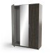 Kleiderschrank >Richmond< in Eiche waterford - 134x192x51 (BxHxT)