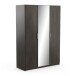 Kleiderschrank >Richmond< in Eiche waterford - 134x192x51 (BxHxT)