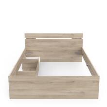 Bett >Michigan< in Kronberg Eiche aus Holzwerkstoff...