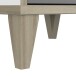 Nachttisch >Genius< in matt weiss/hell grau aus Holzwerkstoff - 37x44x33 (BxHxT)