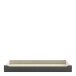 Bettschubkasten >Genius< in matt weiss/hell grau - 200x20x93 (BxHxT)