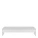 Einzelbett >Tidy< in matt weiss aus Holzwerkstoff - 94x42x203cm (BxHxT)