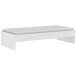 Einzelbett >Tidy< in matt weiss aus Holzwerkstoff - 94x42x203cm (BxHxT)