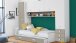 Bettschubkasten >Tidy< in Matt weiss/ton aus Holzwerkstoff - 198x22x93cm (BxHxT)