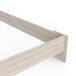 Einzelbett >Pricy 2< in Shannon Eiche aus Holzwerkstoff - 145x79x205cm (BxHxT)