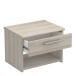 Nachttisch >Pricy 2< in Shannon Eiche aus Holzwerkstoff - 43x32x32cm (BxHxT)