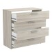 Kommode >Pricy 2< in Shannon Eiche aus Holzwerkstoff - 80x81x38cm (BxHxT)