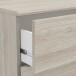 Kommode >Pricy 2< in Shannon Eiche aus Holzwerkstoff - 80x81x38cm (BxHxT)