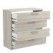 Kommode >Pricy 2< in Shannon Eiche aus Holzwerkstoff - 80x81x38cm (BxHxT)